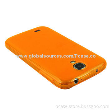 TPU Case for Samsung Galaxy S4, Flexible and Transparent, Simple Design